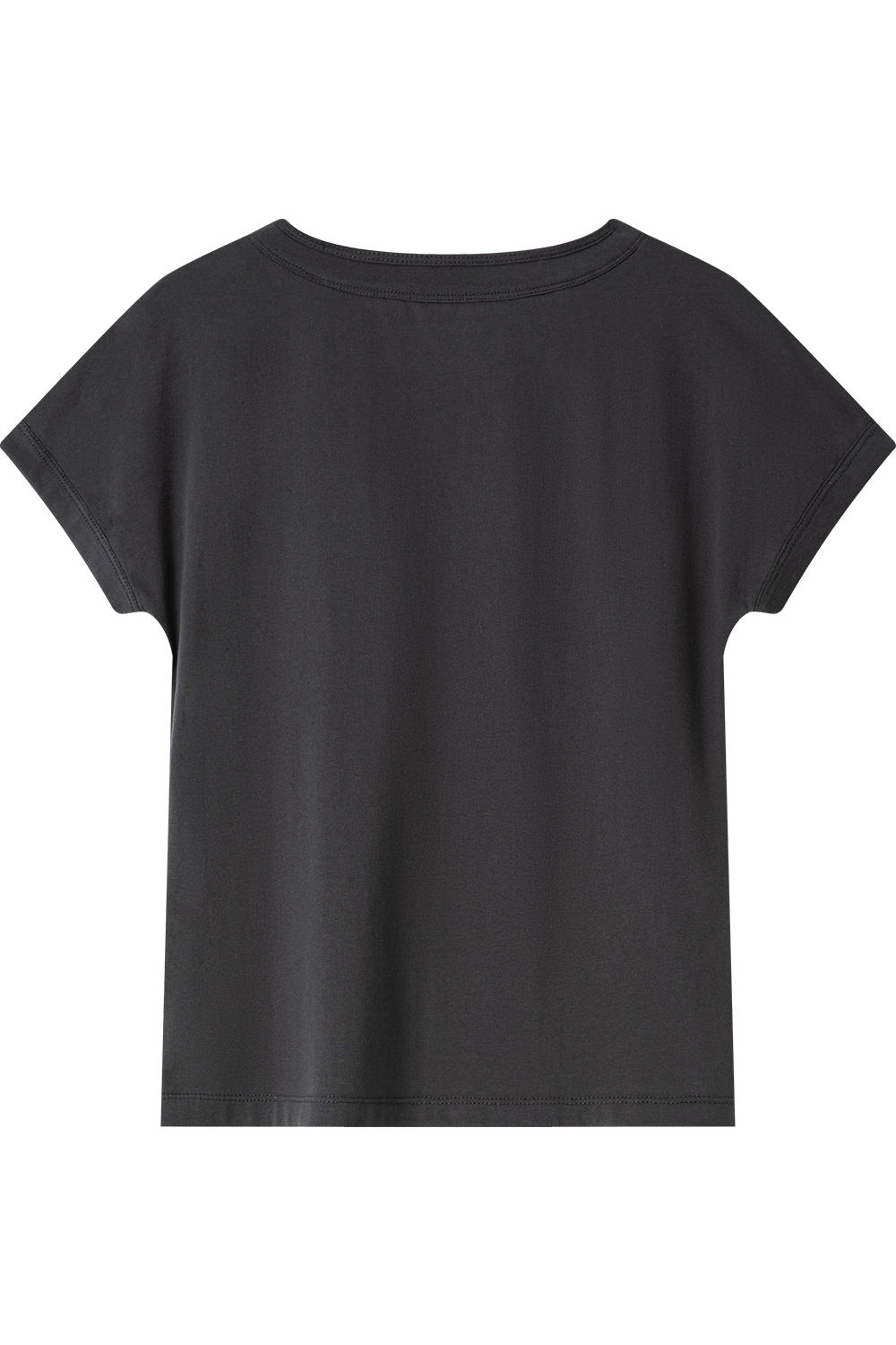 Round Neck Raglan Solid Color T-Shirt