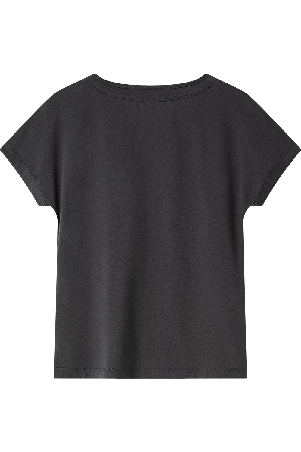 Round Neck Raglan Solid Color T-Shirt