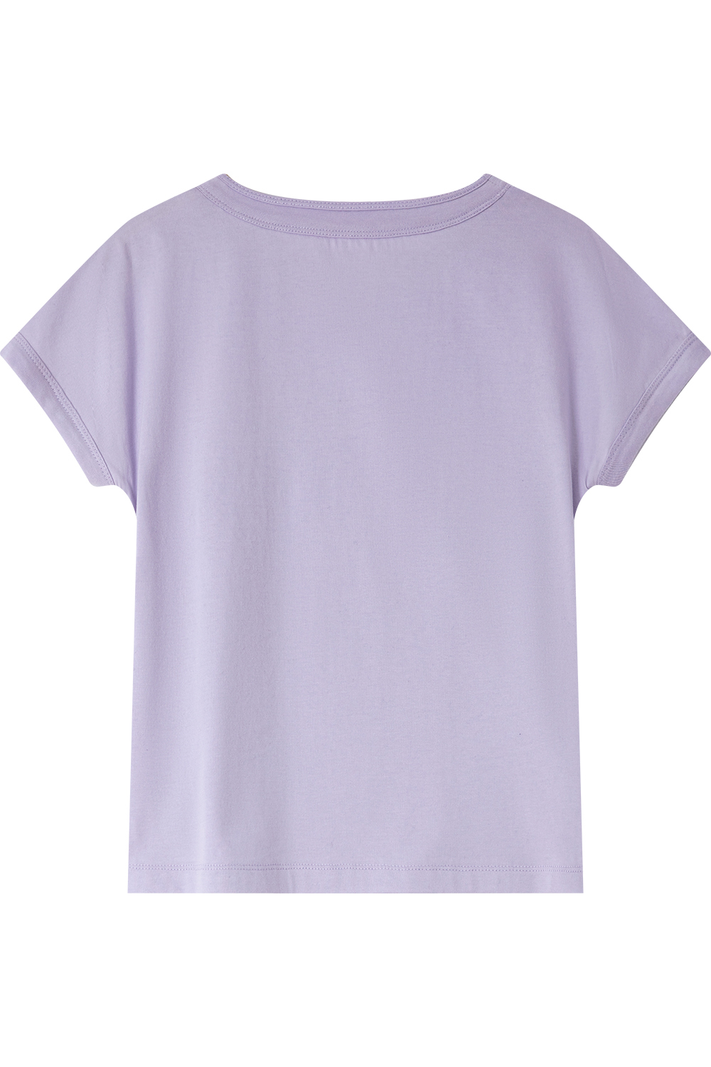 Round Neck Raglan Solid Color T-Shirt
