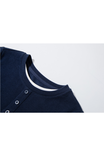Cat Embroidered Fake Two-Piece T-Shirt