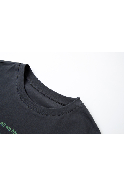 Pure Cotton Time Print T-Shirt