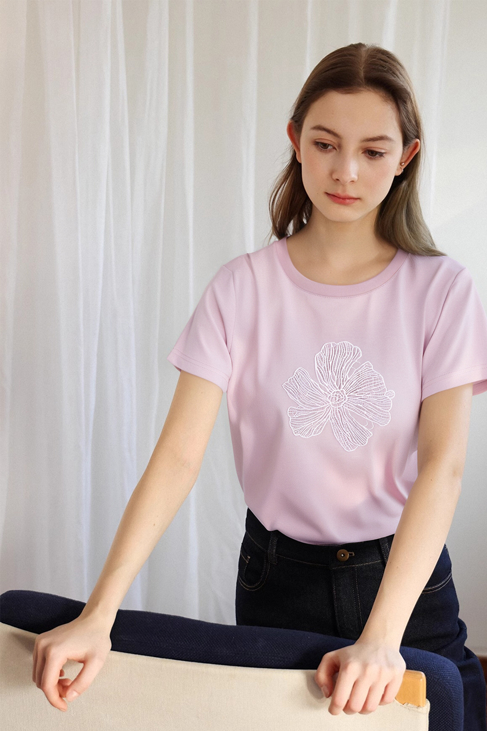 Lace Flower T-Shirt