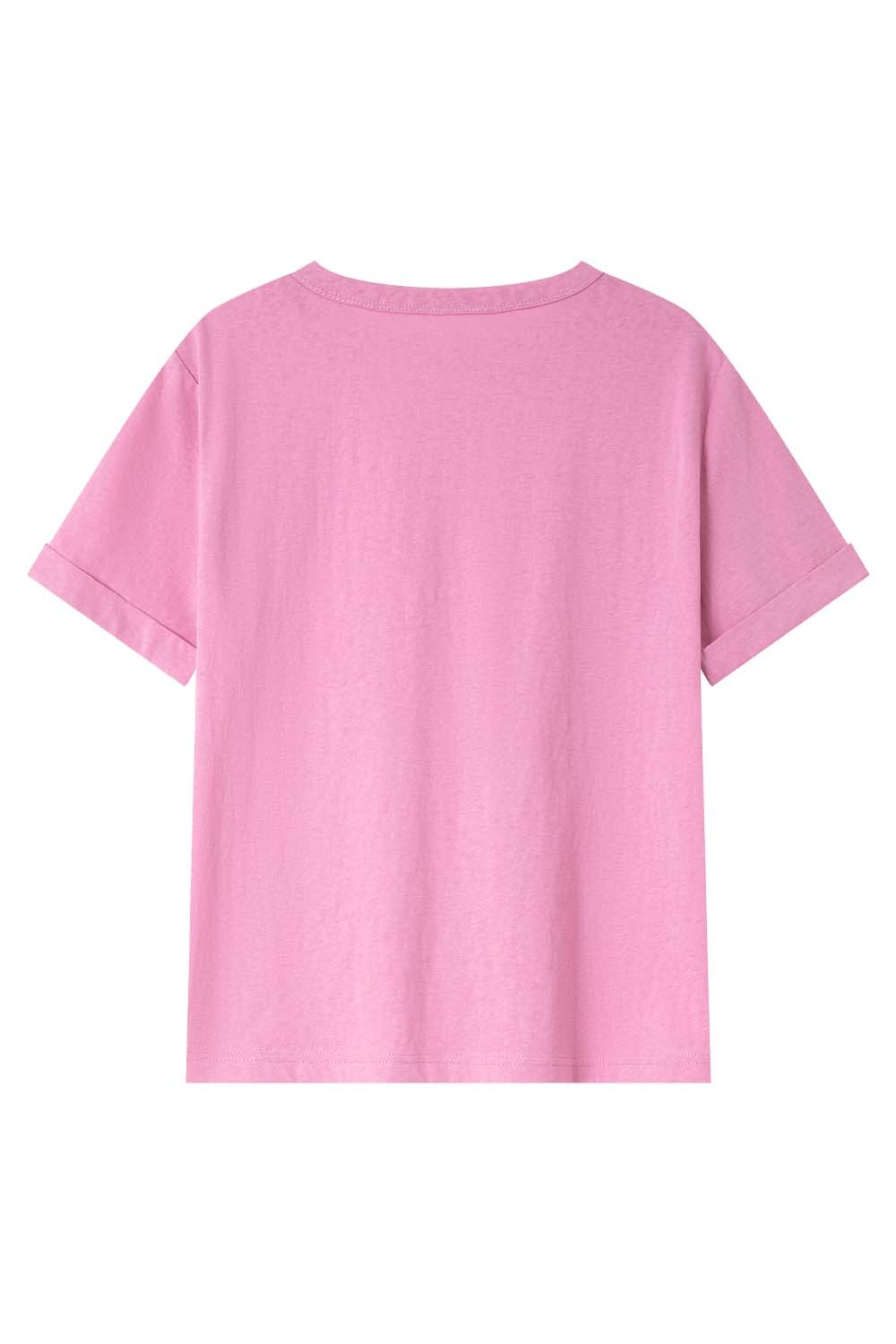Lace Butterfly Solid Color T-Shirt