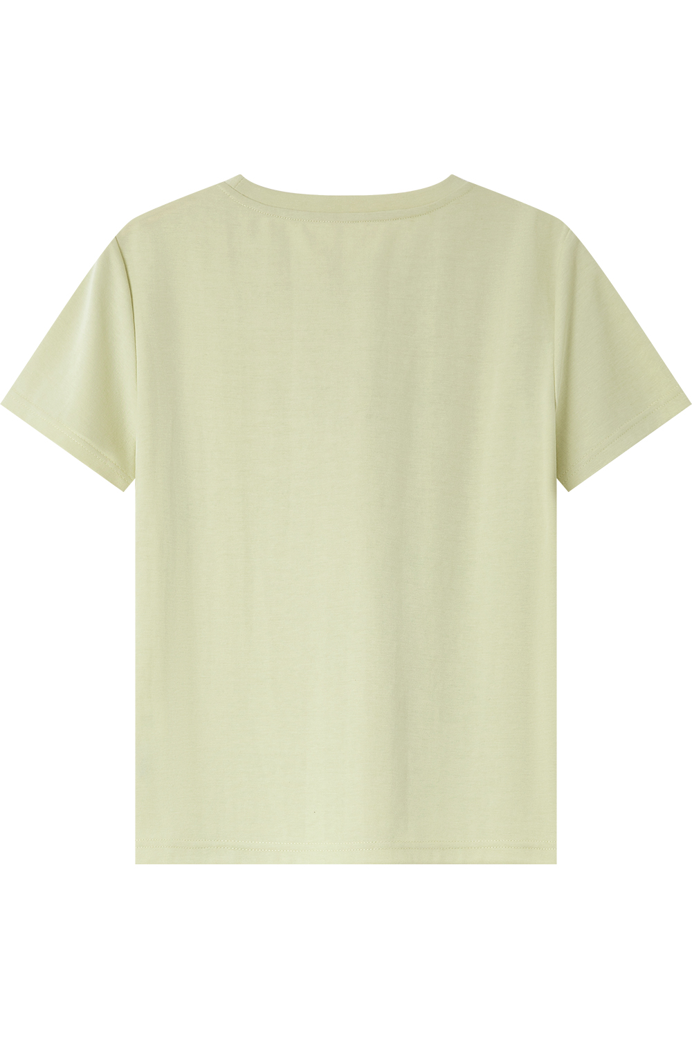 Embossed Texture Feel Embroidered T-Shirt