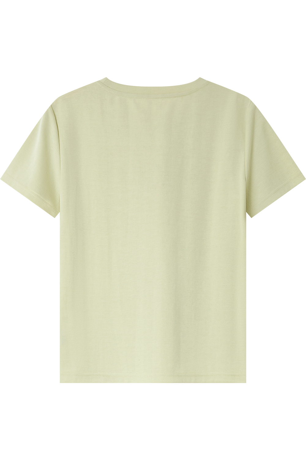 Embossed Texture Feel Embroidered T-Shirt