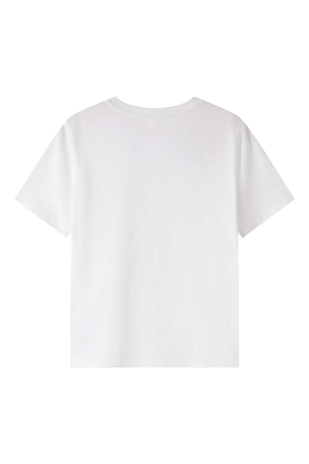 100% Cotton Butterfly Hollow T-Shirt