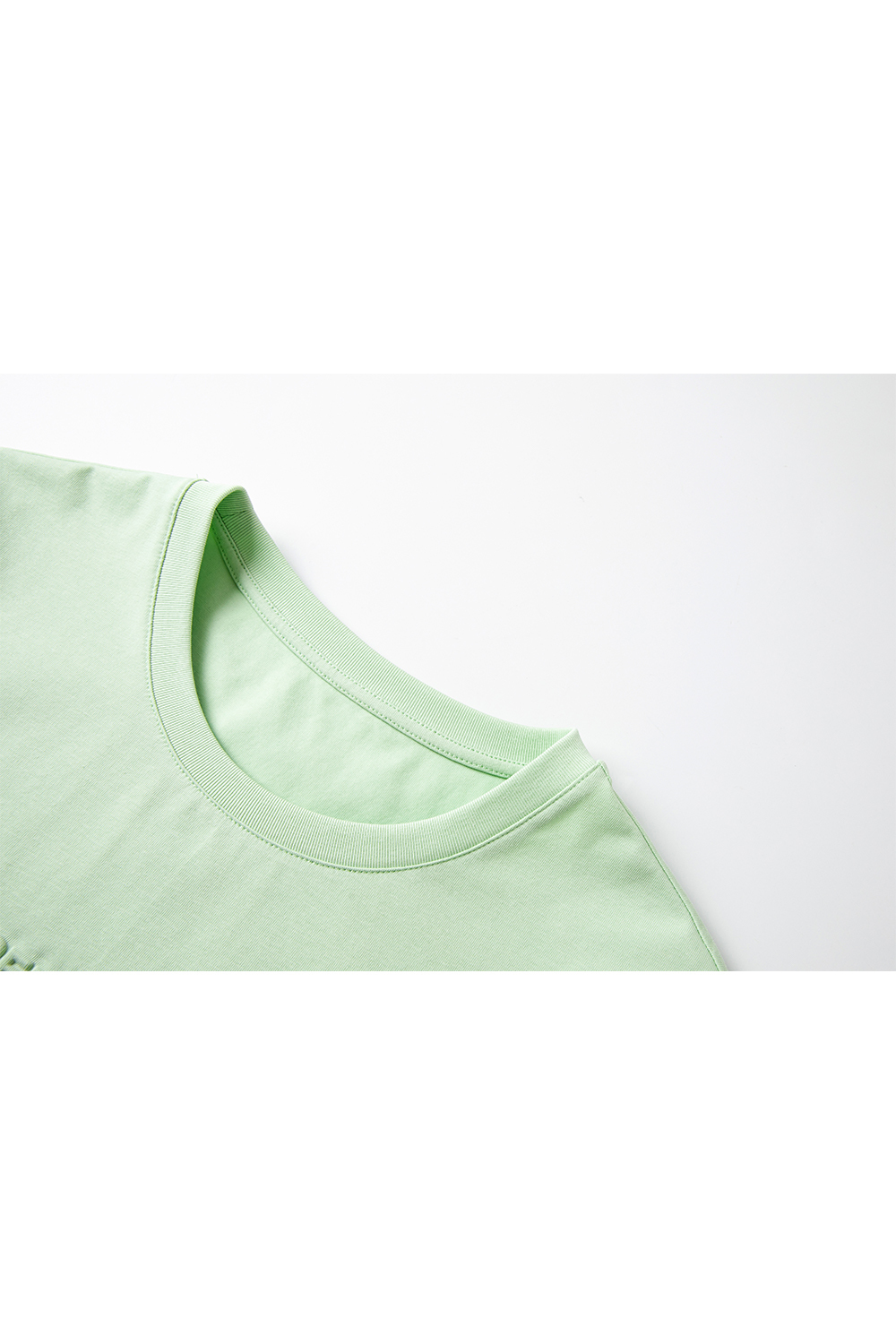 Letter Embossed T-Shirt
