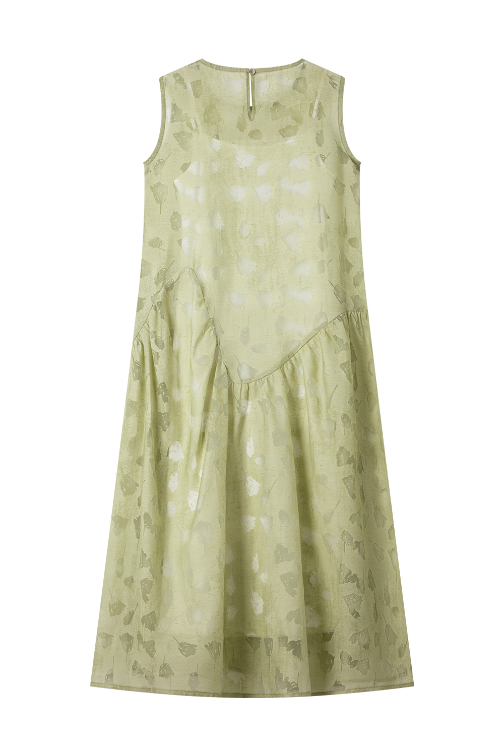 Dark Pattern Jacquard Loose Vest Dress