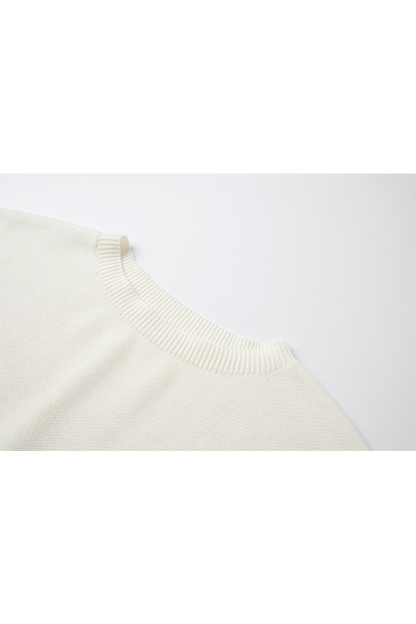 Sleeveless Round Neck Sweater
