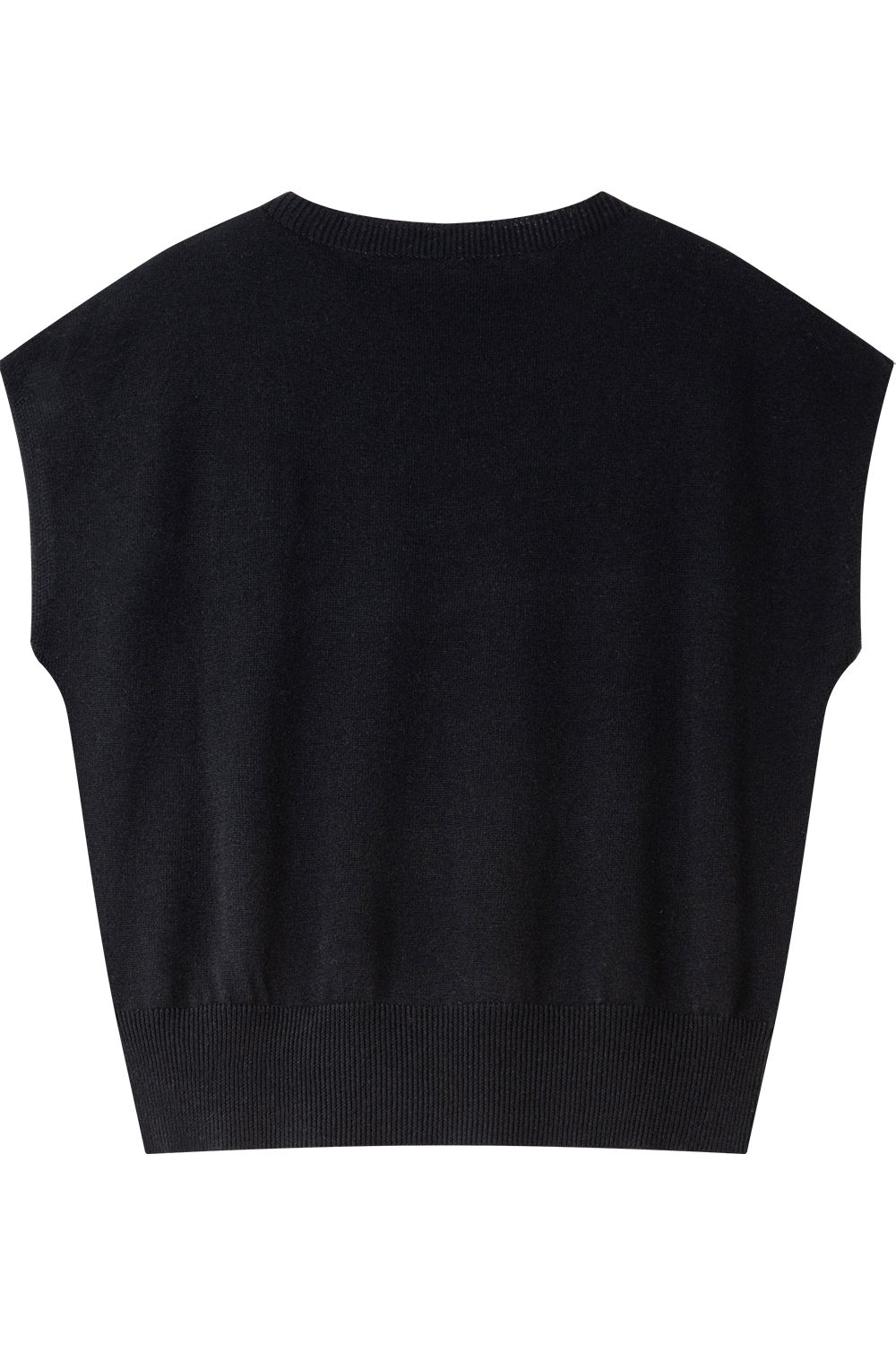Sleeveless Round Neck Sweater