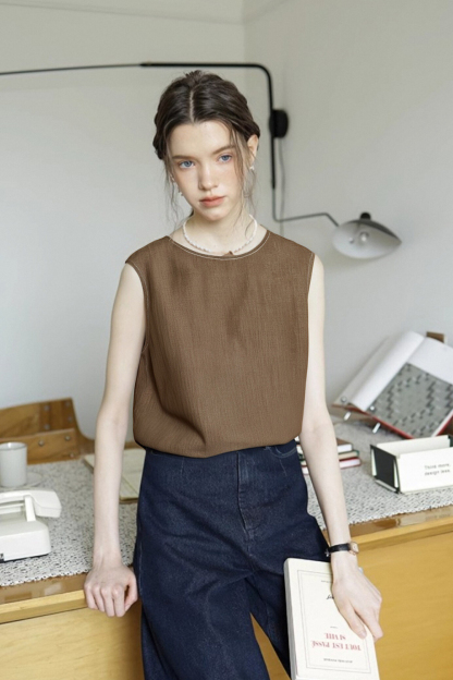 Cross Hollow Design Vest