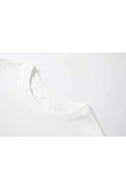 Unique Cuffs Cotton T-Shirt