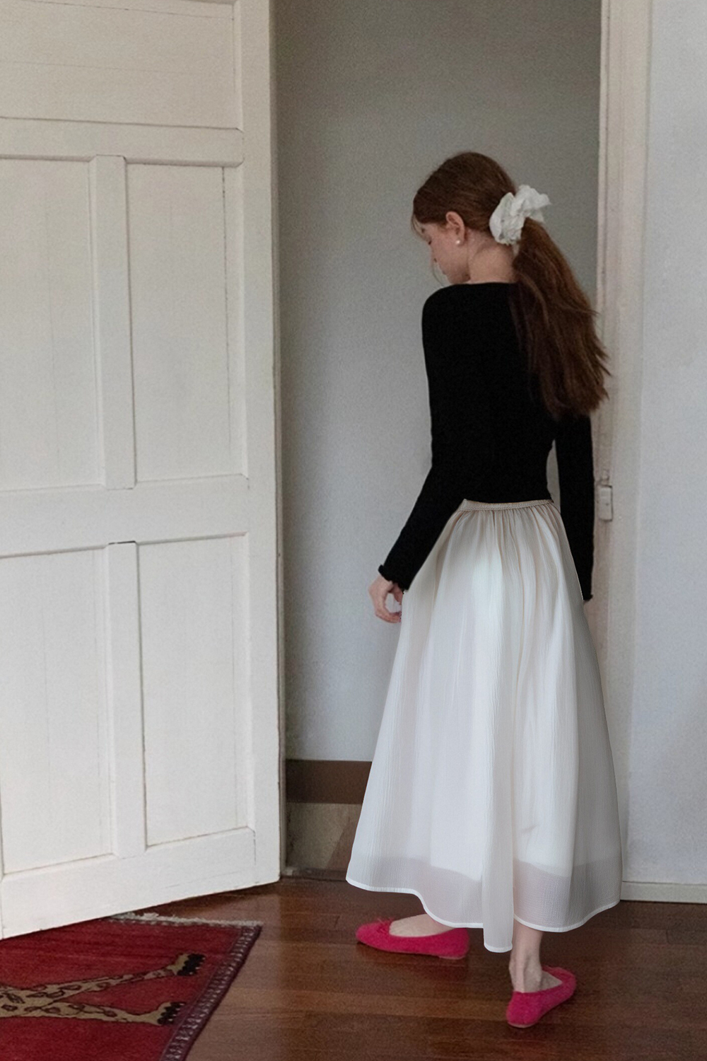 Elegant Three-Layer Skirt