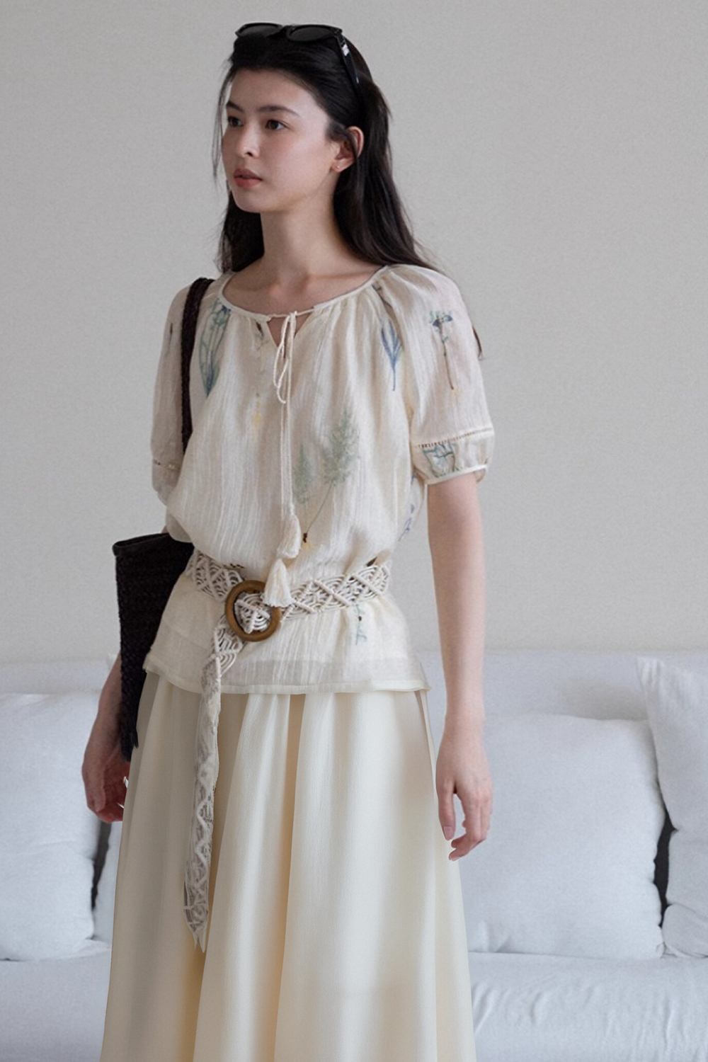 Elegant Three-Layer Skirt