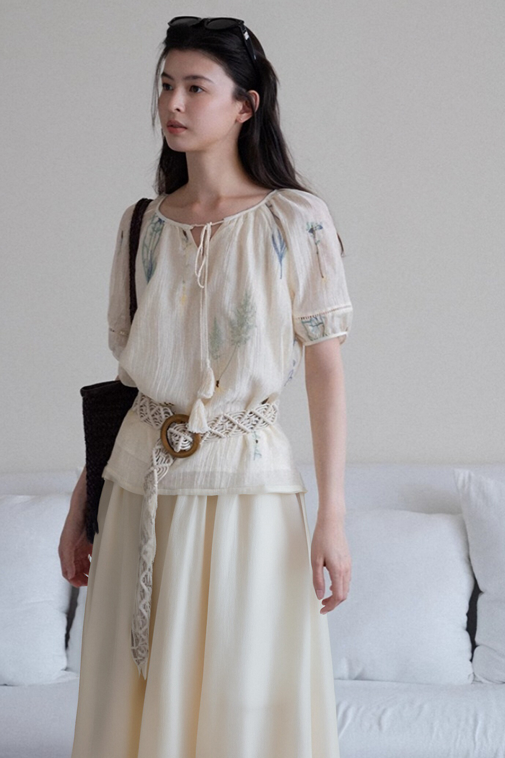 Elegant Three-Layer Skirt