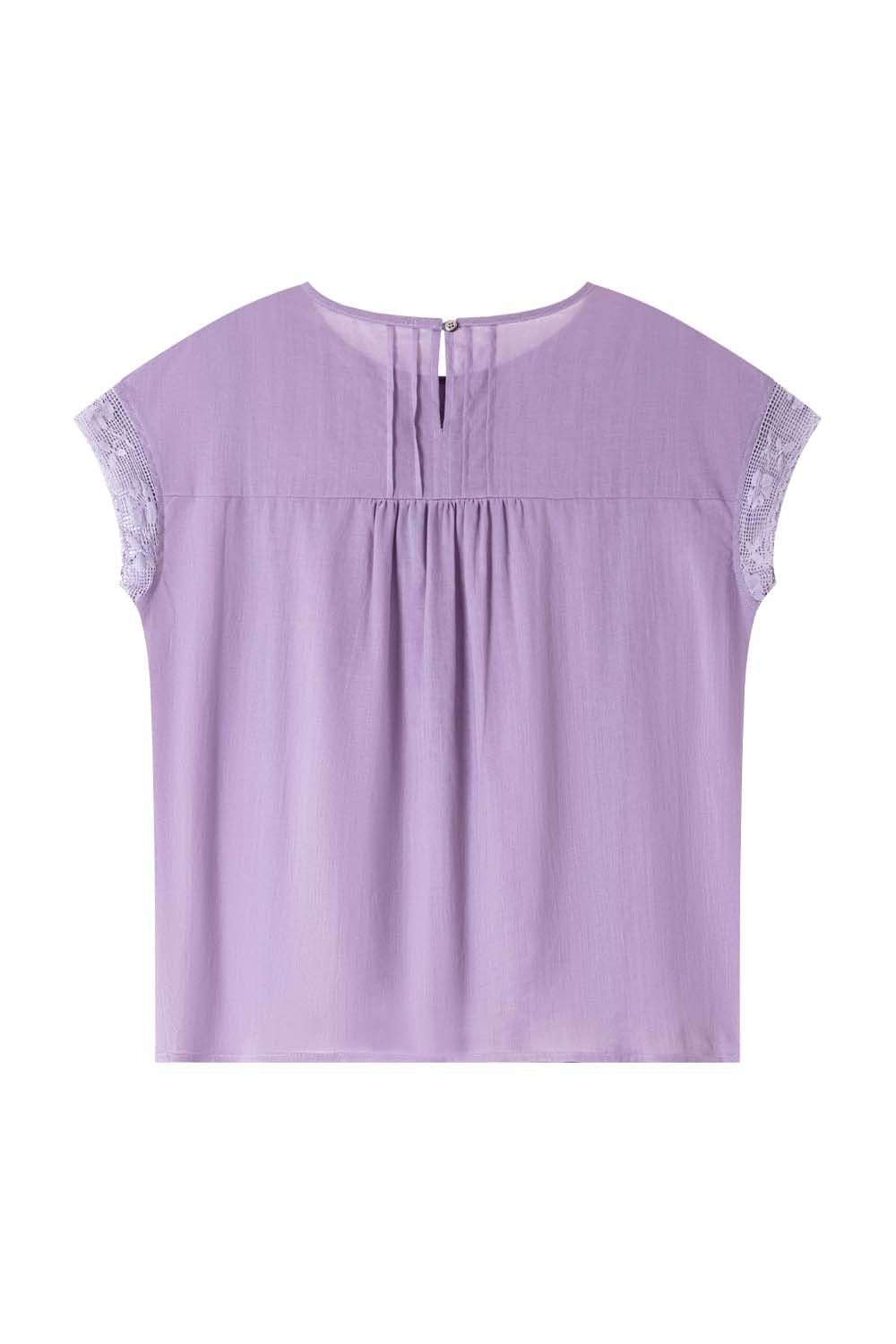 Cotton And Linen Blend Loose Shirt
