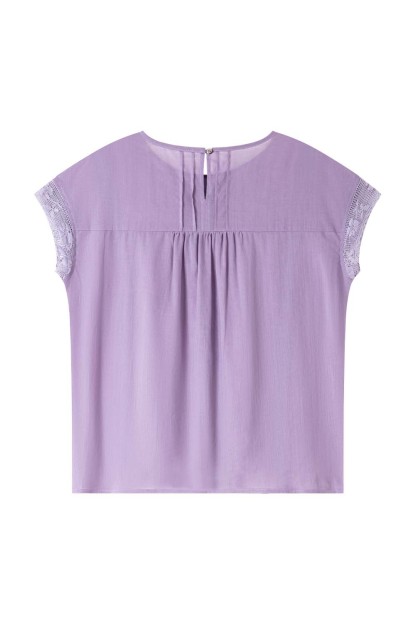 Cotton And Linen Blend Loose Shirt