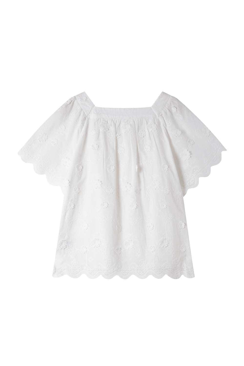 100% Cotton 3D Flower Shirt