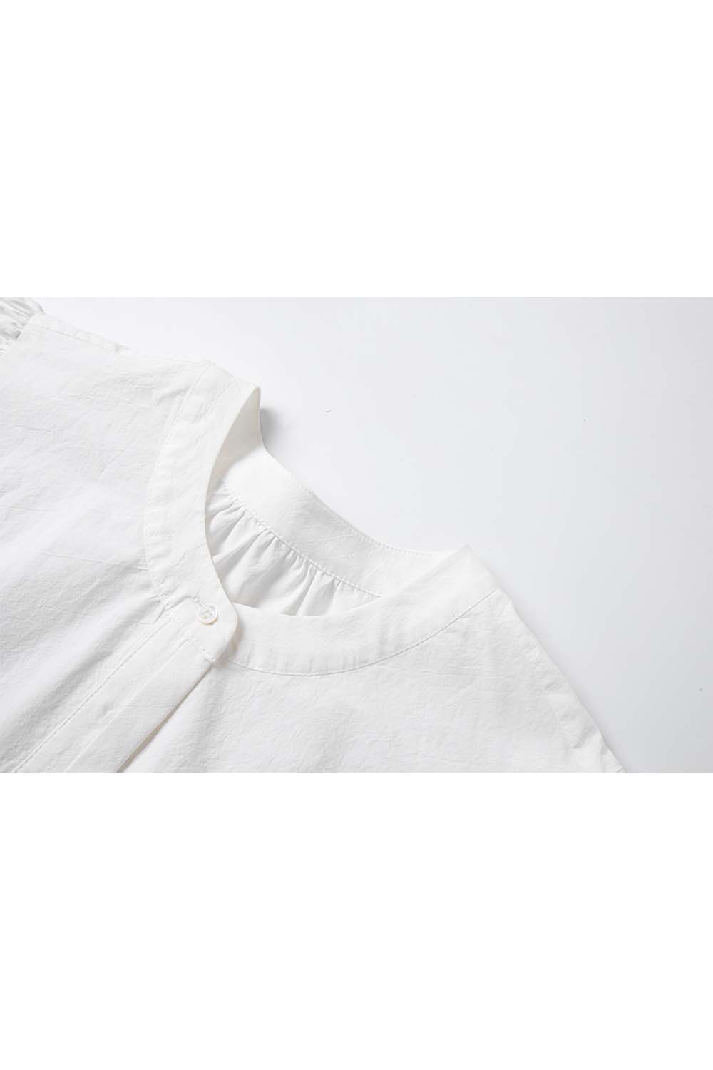 Mid-Waist Solid Color Elegant Shirt