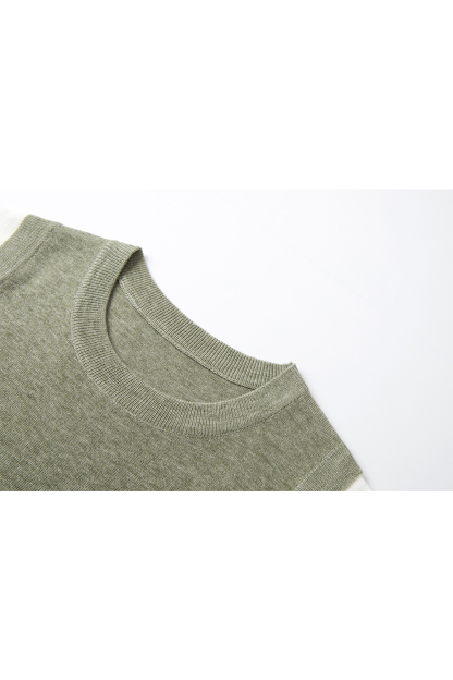 Round Neck Sleeveless Loose Knit Sweater