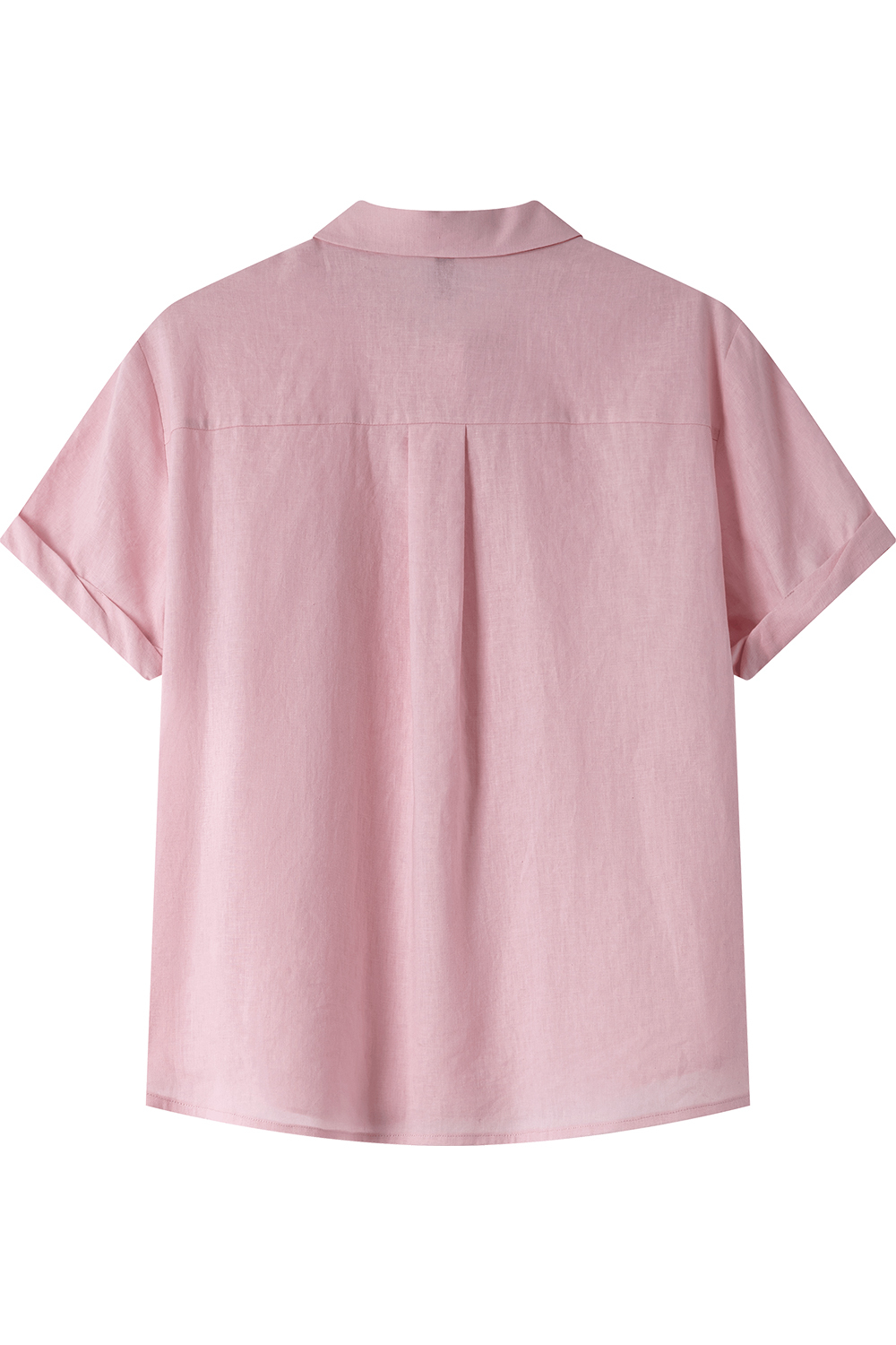 Casual And Elegant Cotton And Linen Shirt