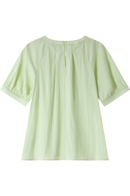 Pleated Collar Shirt