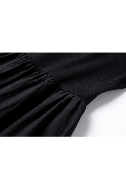 U-Neck Slim Bud Dress
