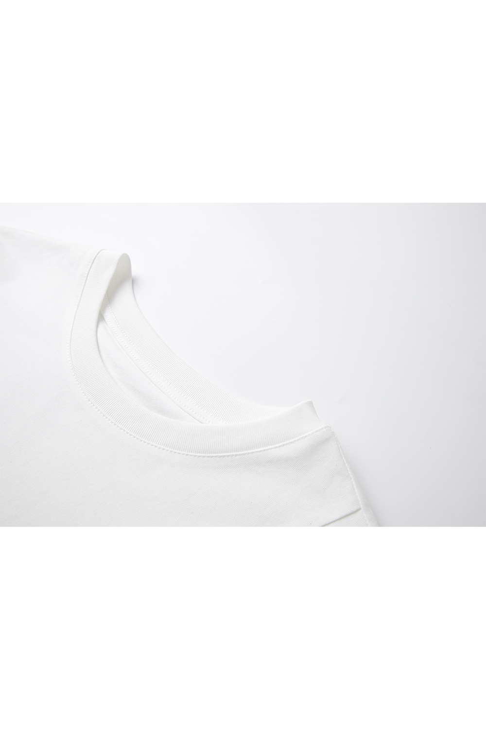 Cotton Solid Color Knitted T-Shirt