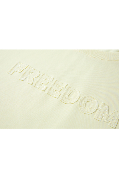 Cotton Folded Sleeve T-Shirt