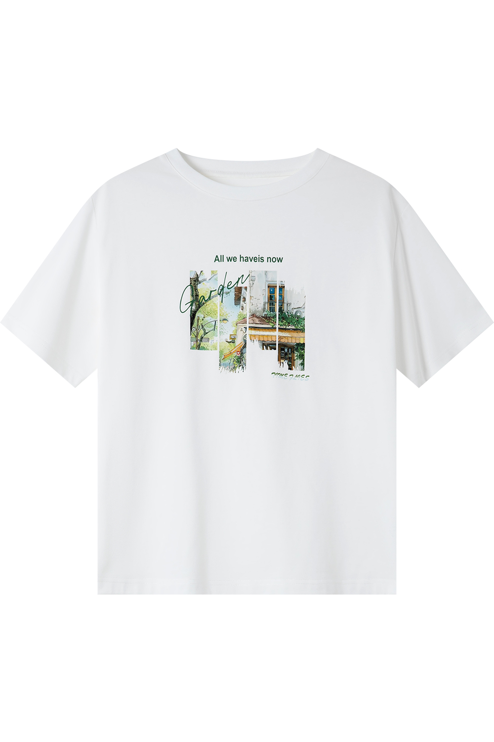 Pure Cotton Time Print T-Shirt