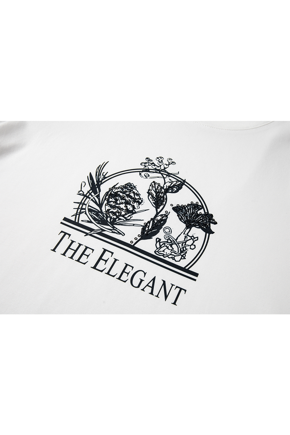 Cotton Printed Straight T-Shirt