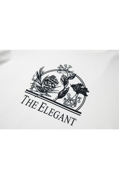 Cotton Printed Straight T-Shirt