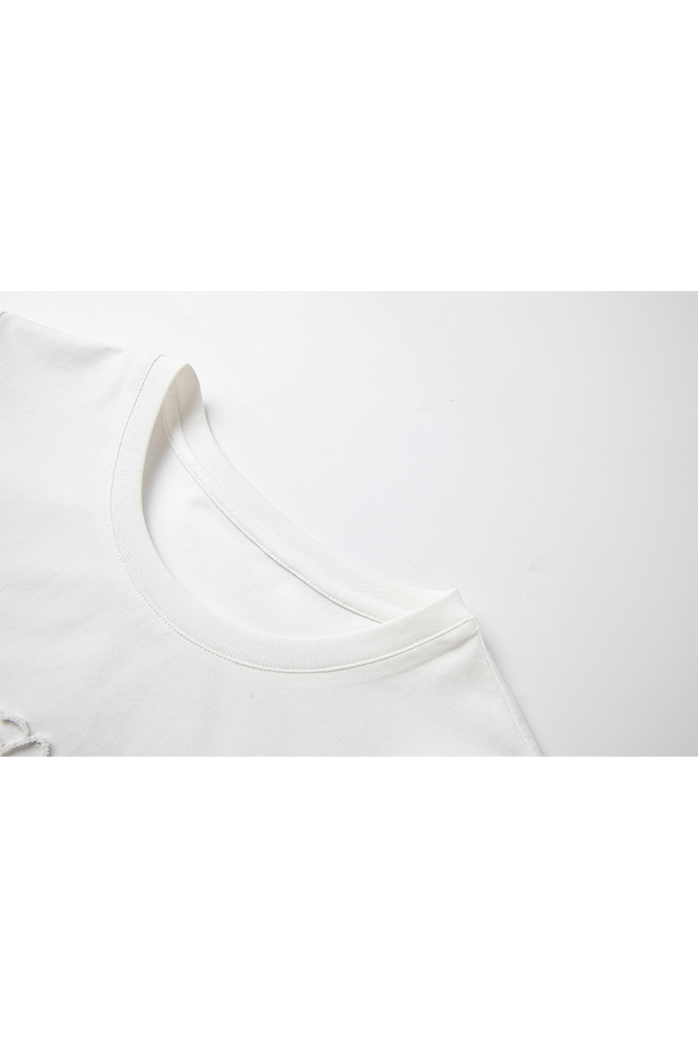 Toothbrush Embroidered Flower Design Loose T-Shirt