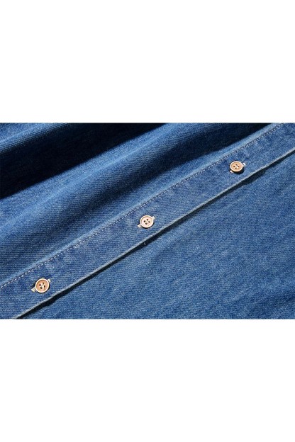 Cotton Loose Denim Dress