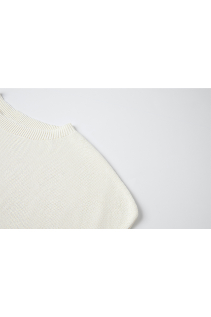 Sleeveless Round Neck Sweater