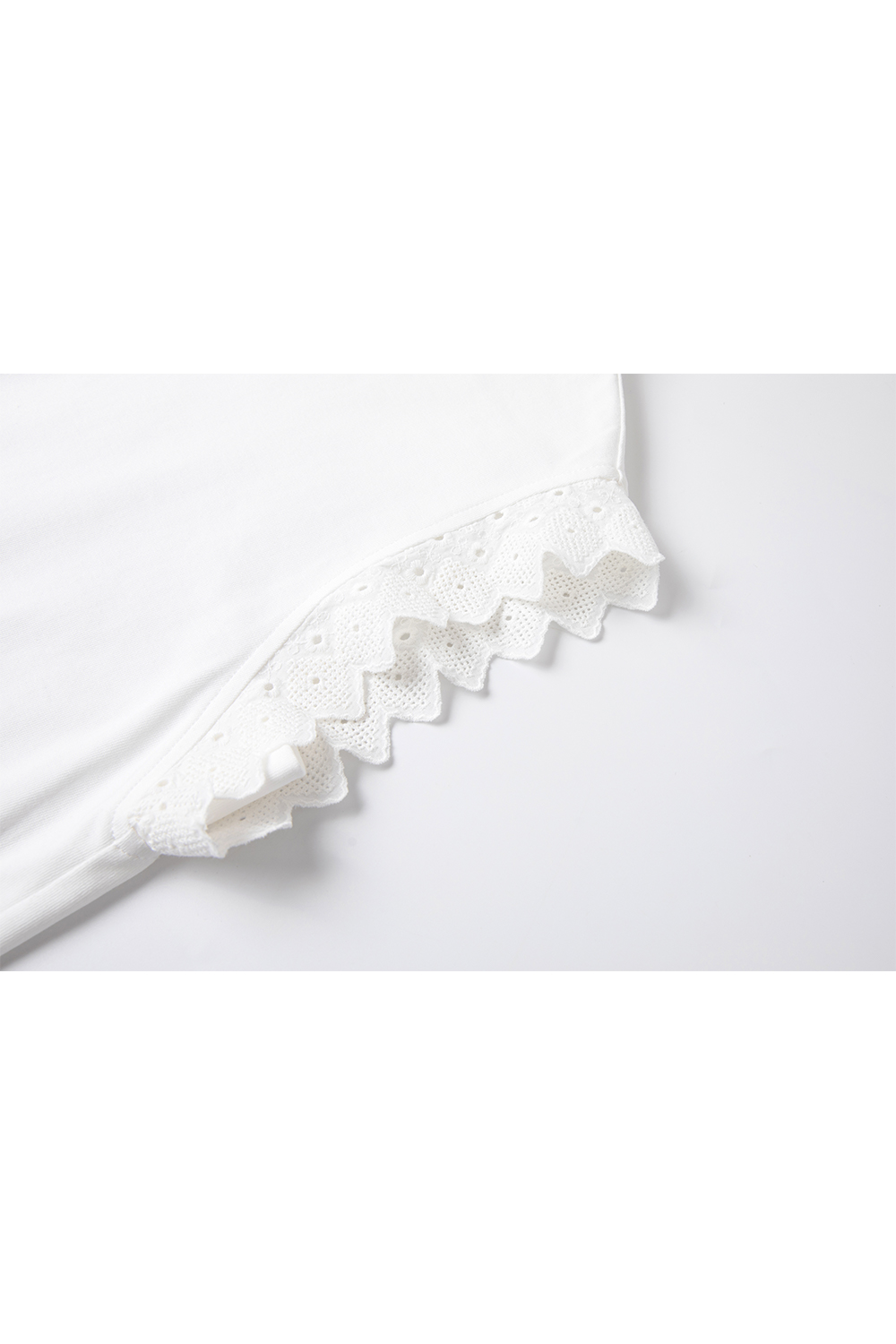 Unique Cuffs Cotton T-Shirt