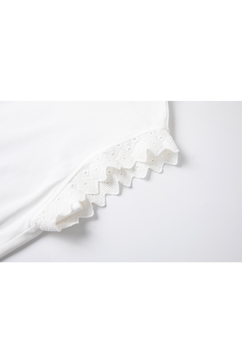 Unique Cuffs Cotton T-Shirt