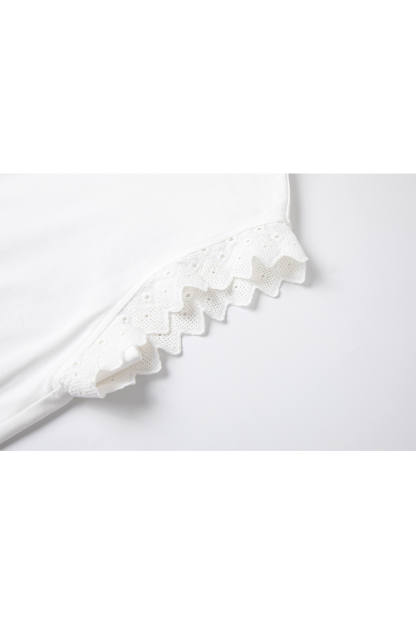 Unique Cuffs Cotton T-Shirt