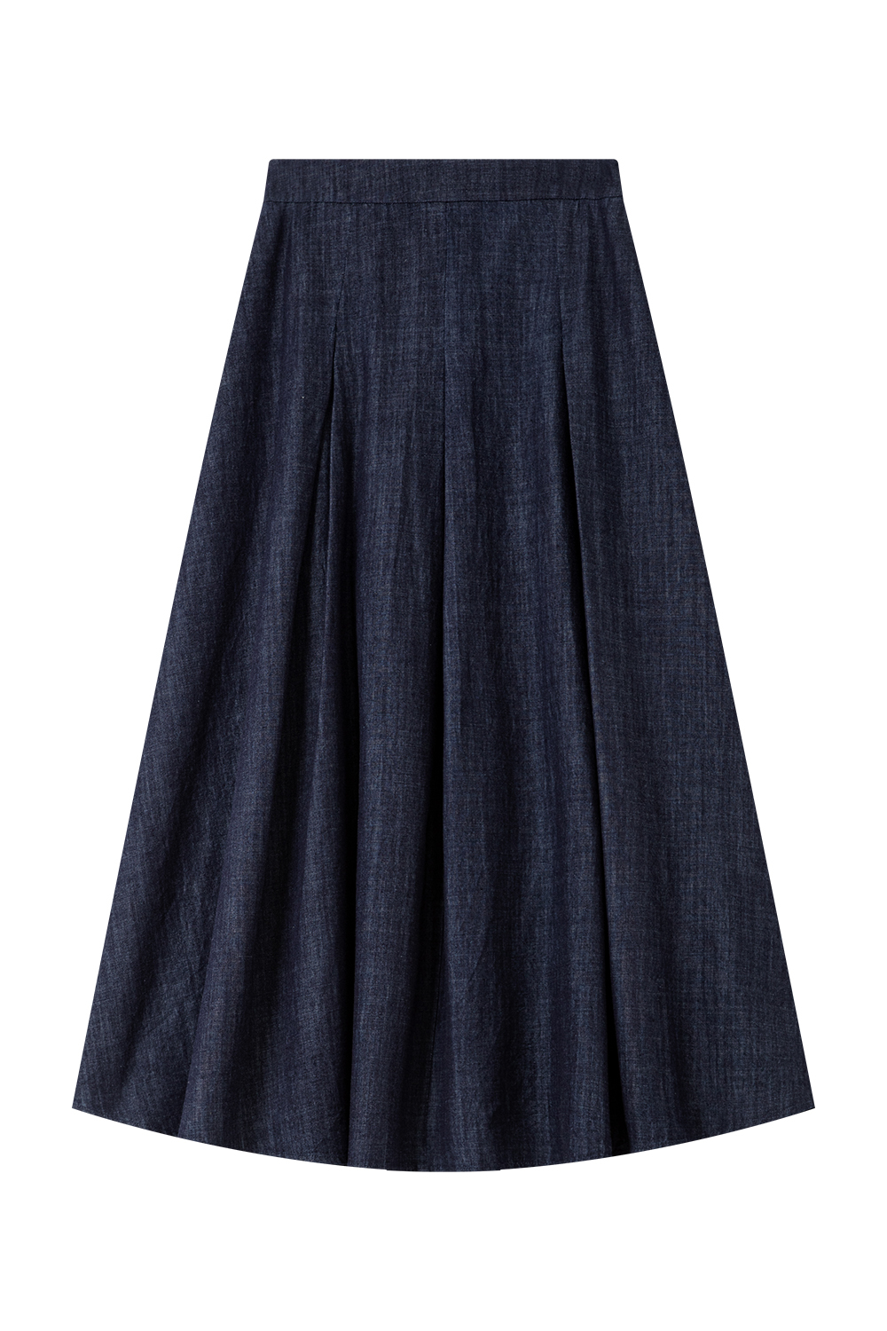 Loose Denim A-Line Skirt