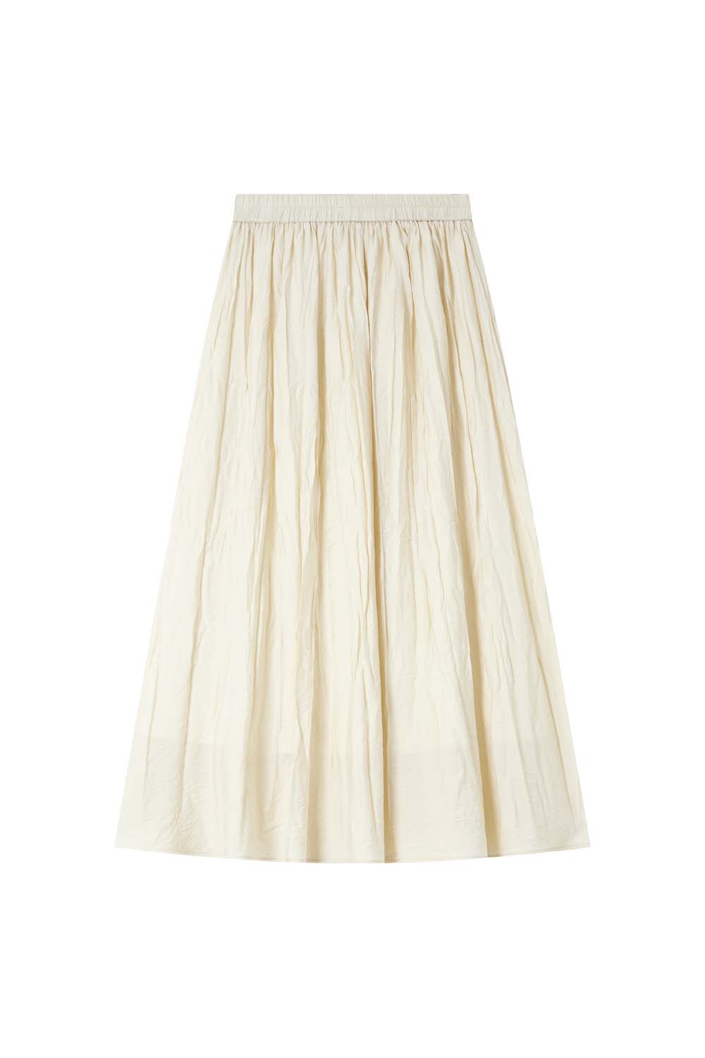 Pleated Loose Umbrella Skirt