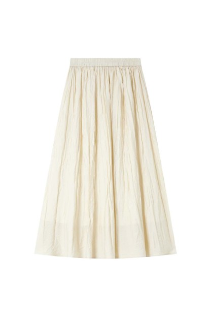 Pleated Loose Umbrella Skirt