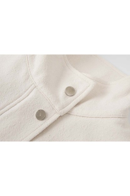 Workwear Style Short Lapel Jacket