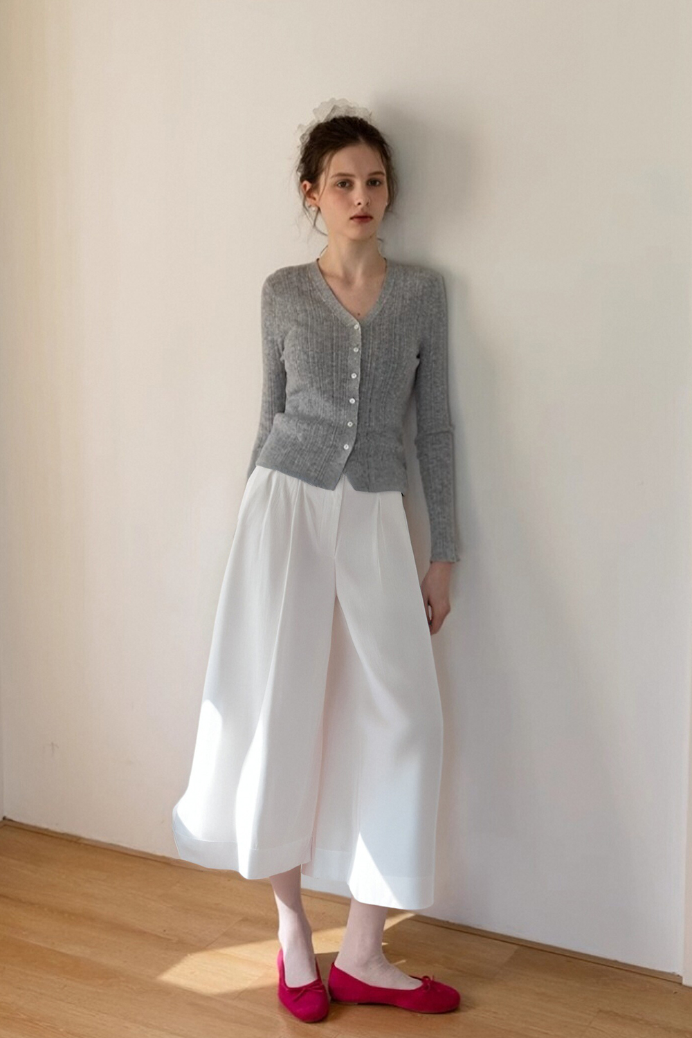 100% Cotton Loose Skirt Pants