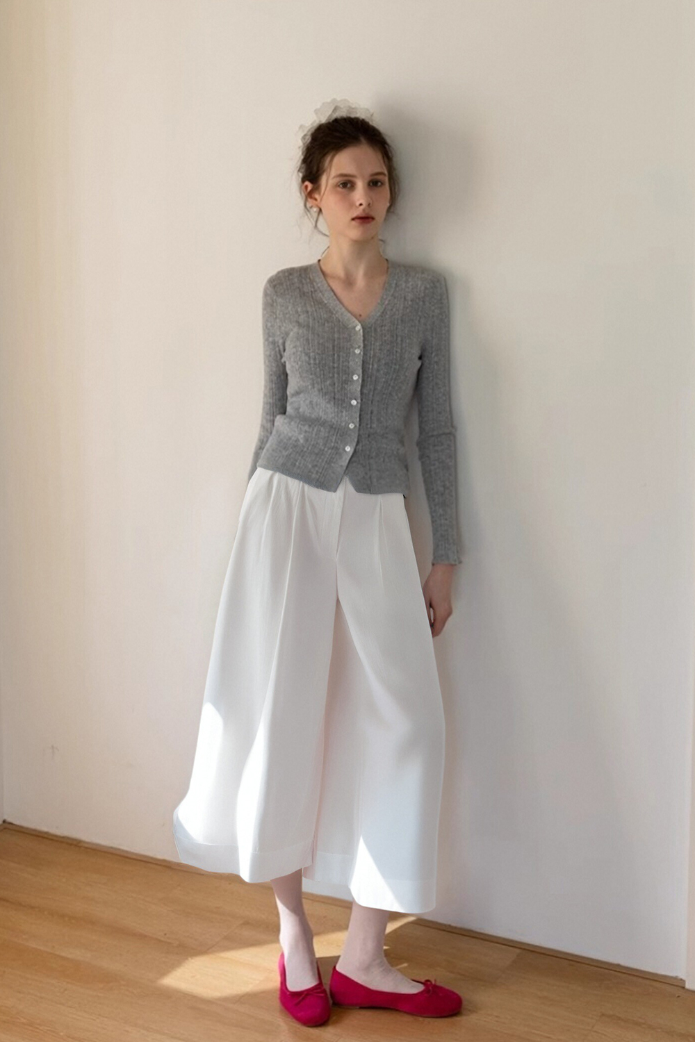 100% Cotton Loose Skirt Pants