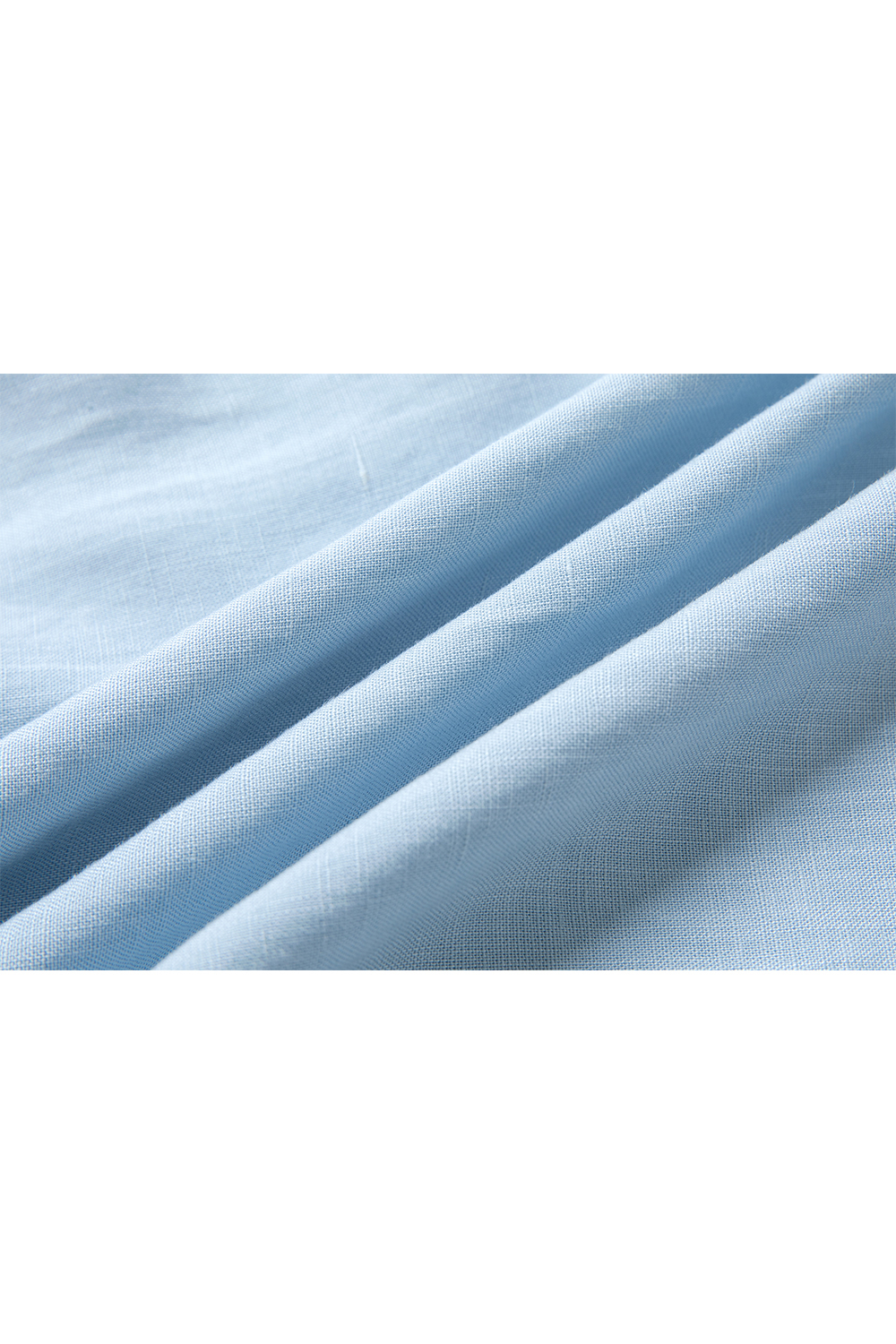 Cotton And Linen Blended Square Neck Dress