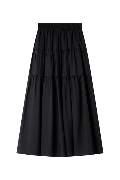Minimalist Style Patchwork Skirt
