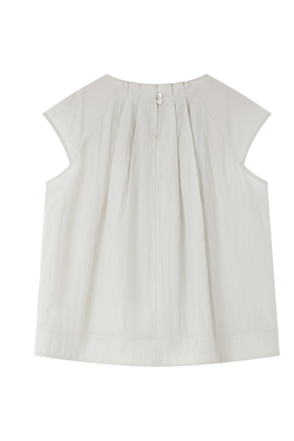 Fashionable Design Pleated Shirt