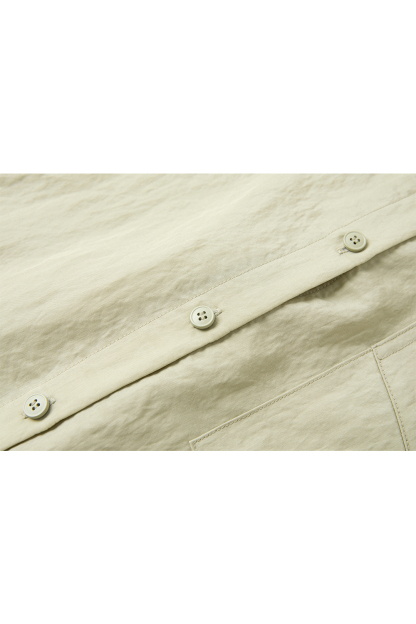 Solid Color Sleeveless Casual Shirt
