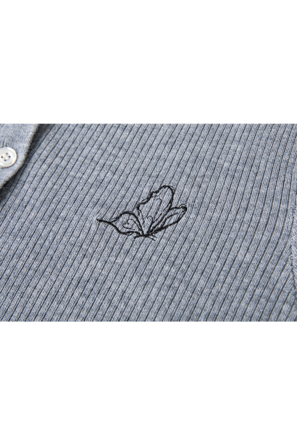 Butterfly Embroidered Loose Sweater