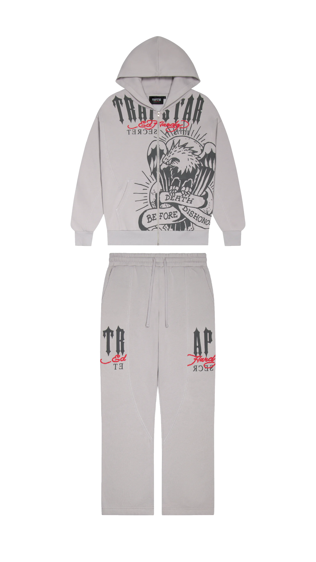 Trapstar x Ed Hardy DBD Tracksuit - Grey